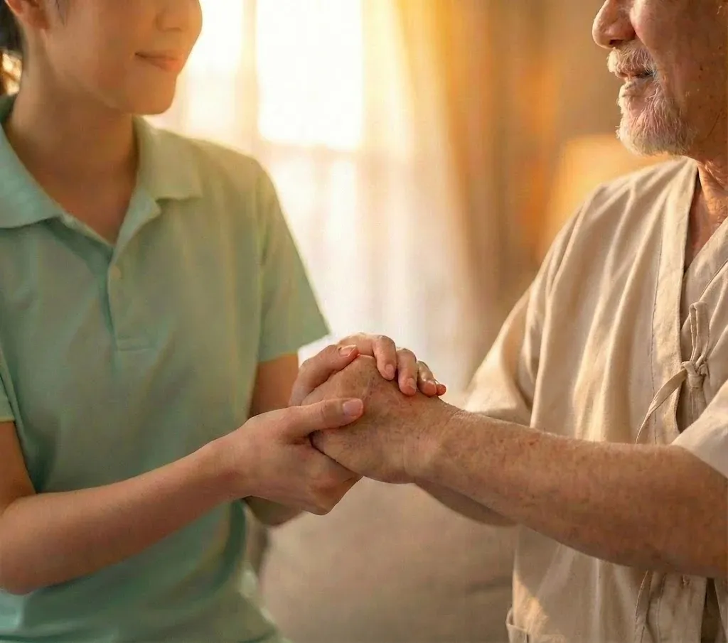 พนักงานผู้ช่วยพยาบาล (Caregiver) ดูแลผู้ป่วย Stroke อย่างใกล้ชิด Irene Nursing Home